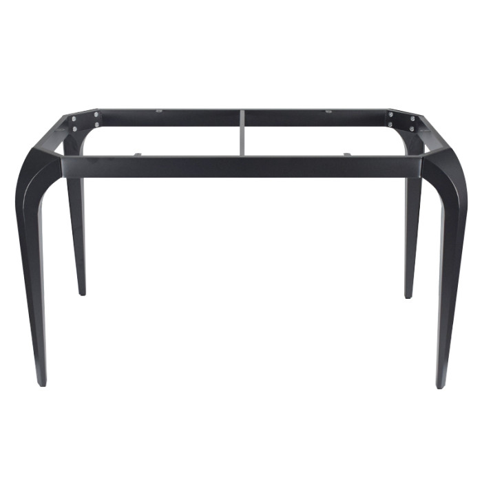 Rectangular Dining Table with Metal Base | Commercial Restaurant Furniture Manufacturer