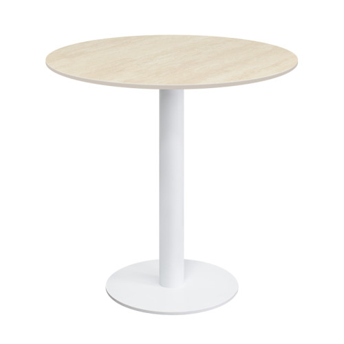 Heavy duty commercial round table | Iron base dining table with slate top
