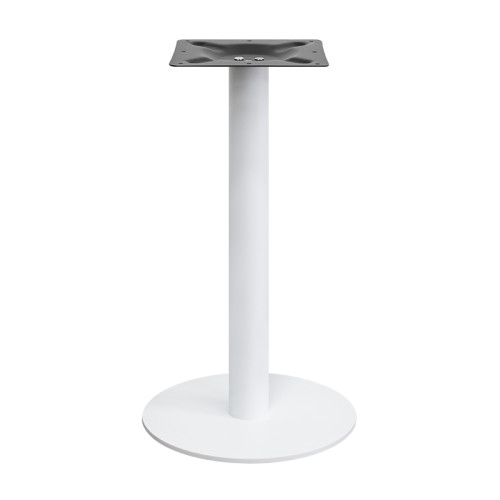 Heavy duty commercial round table | Iron base dining table with slate top