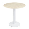 Heavy duty commercial round table | Iron base dining table with slate top