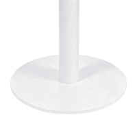 Heavy duty commercial round table | Iron base dining table with slate top