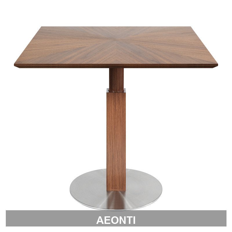 AEONTI commercial table bases in restaurant application scene
