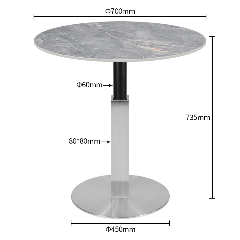 Stainless Steel Table Leg Dimensions
