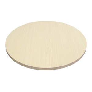 Round  Dining Table |Light wood grain melamine countertop|iron Base for Commercial Cafe & Restaurant|AEONTI