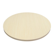 Round  Dining Table |Light wood grain melamine tabletop|iron Base for Commercial Cafe & Restaurant|AEONTI
