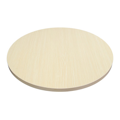 Round  Dining Table |Light wood grain melamine countertop|iron Base for Commercial Cafe & Restaurant|AEONTI