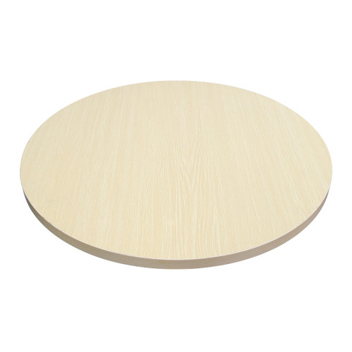 Round  Dining Table |Light wood grain melamine countertop|iron Base for Commercial Cafe & Restaurant|AEONTI