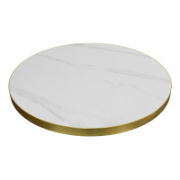Commercial round Sintered Stone table| Heavy duty iron cafe table|AEONTI