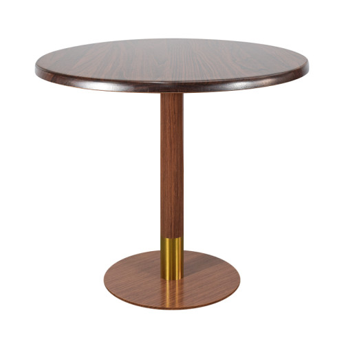 Modern minimalist wooden cafe round table | commercial restaurant dining table manufacturer|AEONTI