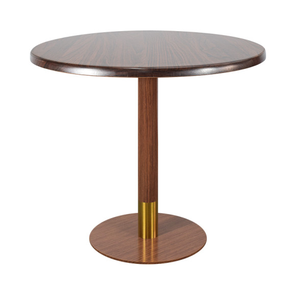 Modern minimalist wooden round table | commercial restaurant dining table manufacturer|AEONTI