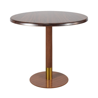 Modern minimalist wooden round table | commercial restaurant dining table manufacturer|AEONTI