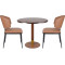 Modern minimalist wooden  round table | commercial restaurant dining table manufacturer|AEONTI