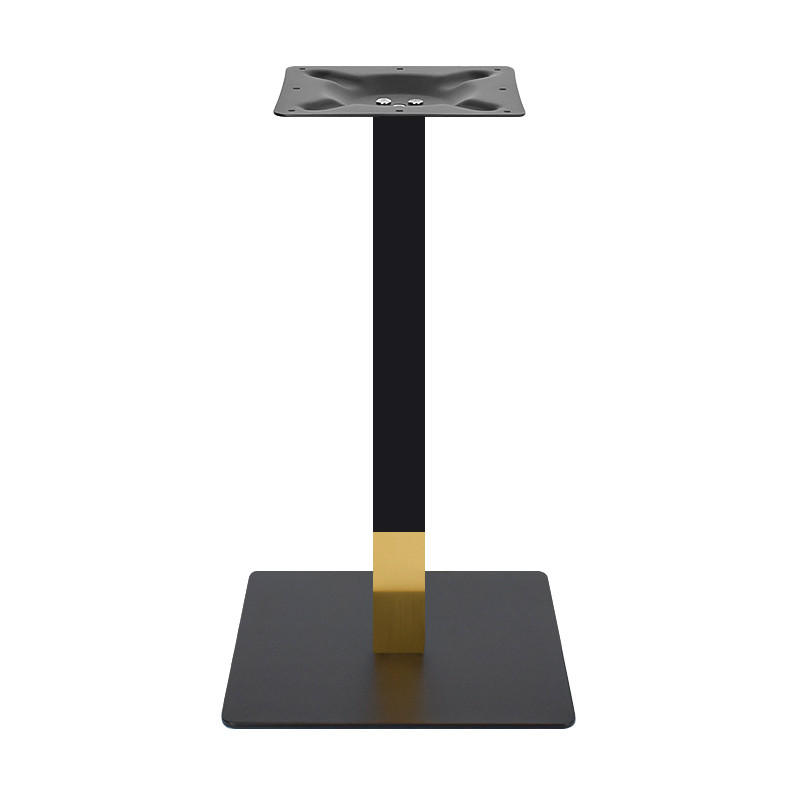 Smooth metal table legs for cafe tables