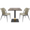 Commercial square restaurant table |wholesale commercial square dining table|AEONTI