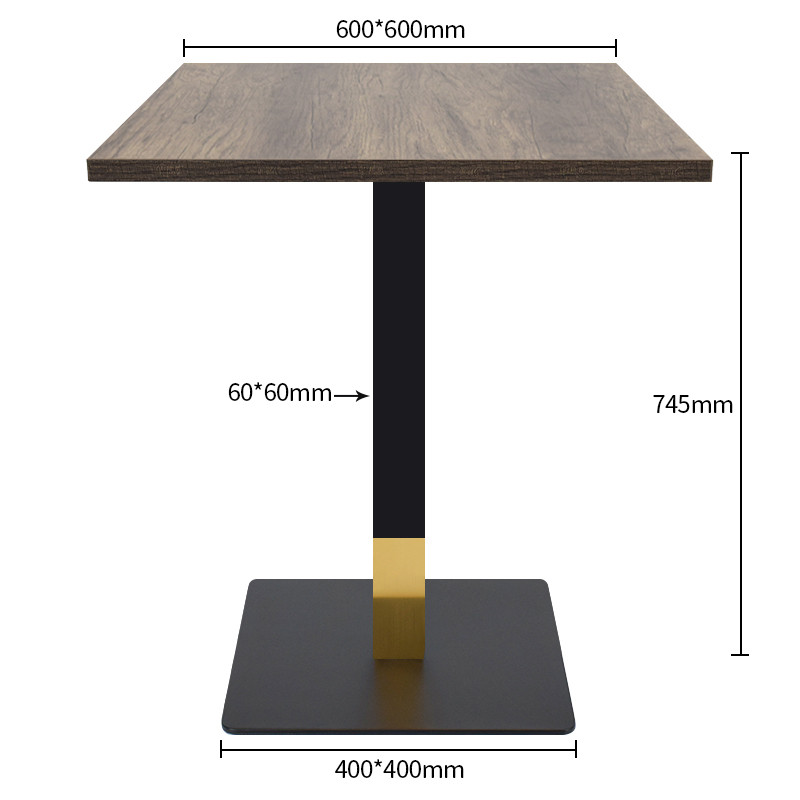 Commercial Square Restaurant Table Dimensions