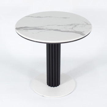 Round sintered stone top dining table manufacturer |  China round sintered stone table