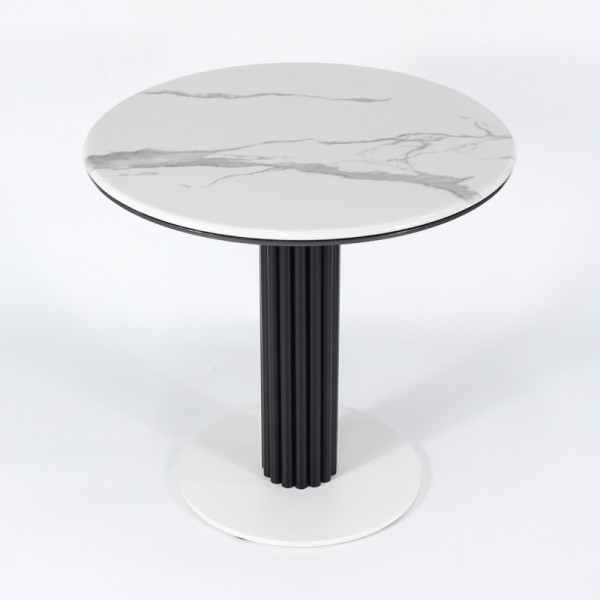 Round sintered stone top dining table manufacturer |  China round sintered stone table