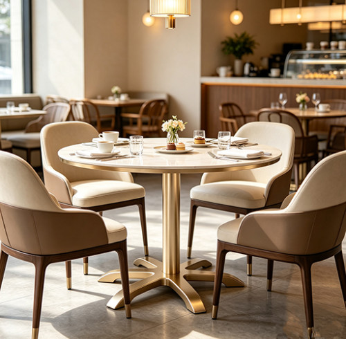 European Premium Furniture Brand Co-Develops Signature Aluminum Table Leg Series with AEONTI