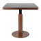 Commercial square sintered stone top table |wholesale commercial square dining table|AEONTI