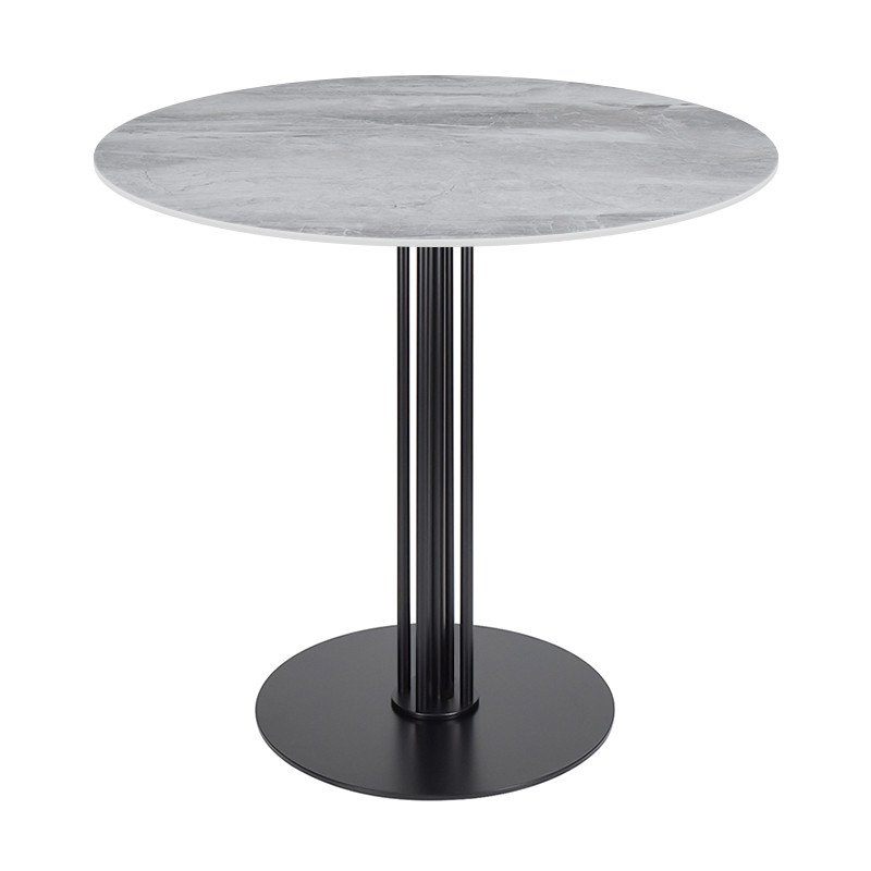 Commercial round Sintered Stone table Display