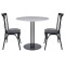 Commercial round Sintered Stone table|Modern Round  Sintered Stone Dining Table|AEONTI