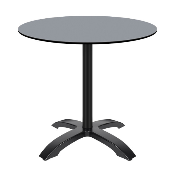 Commercial round dining table manufacturer   |   Aluminum‑alloy 4‑prong table base