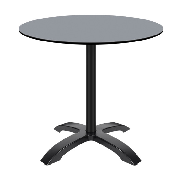 Commercial round dining table|Aluminum‑alloy 4‑prong table base|AEONTI