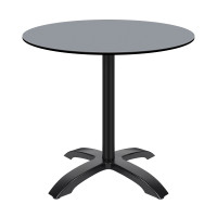 Commercial round dining table|Aluminum‑alloy 4‑prong table base|AEONTI