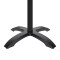 Commercial round dining table|Aluminum‑alloy 4‑prong table base|AEONTI
