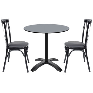Factory Direct Restaurant Table | Commercial Round Pedestal Table For Restaurants & Cafés