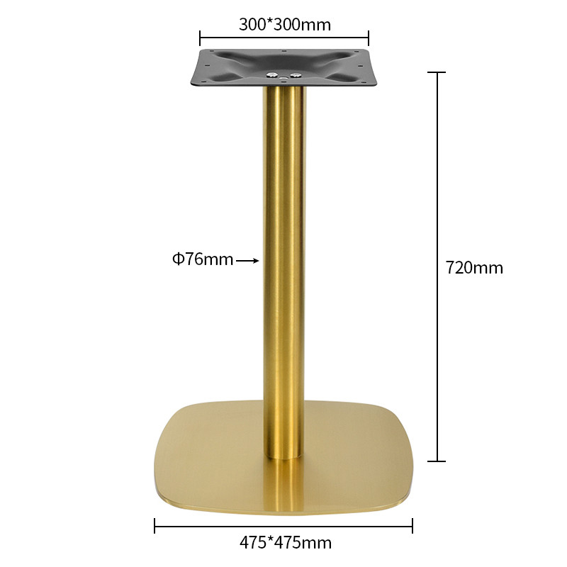Stainless Steel Table Leg Dimensions