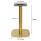 Wholesale Stainless Steel Table Base | Heavy Duty Commercial  Table base for Restaurant & Cafe