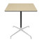 Commercial square dining table|4 star aluminum commercial table base|AEONTI