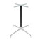 Commercial square dining table|4 star aluminum commercial table base|AEONTI