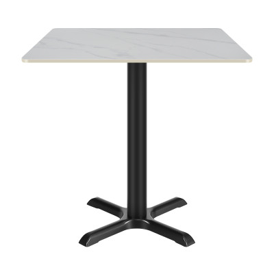 Commercial square  table  manufacturer  |  Modern square sintered stone dining table