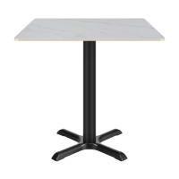 Commercial square table manufacturer | Modern square sintered stone dining table