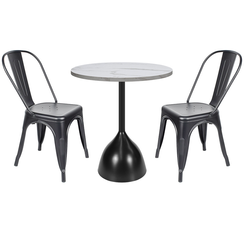 Commercial Round Restaurant Table Display