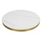 Commercial round Sintered Stone table | custom commercial sintered stone dining table