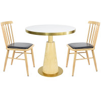 Commercial round Sintered Stone table|custom  commercial sintered stone  dining table|AEONTI