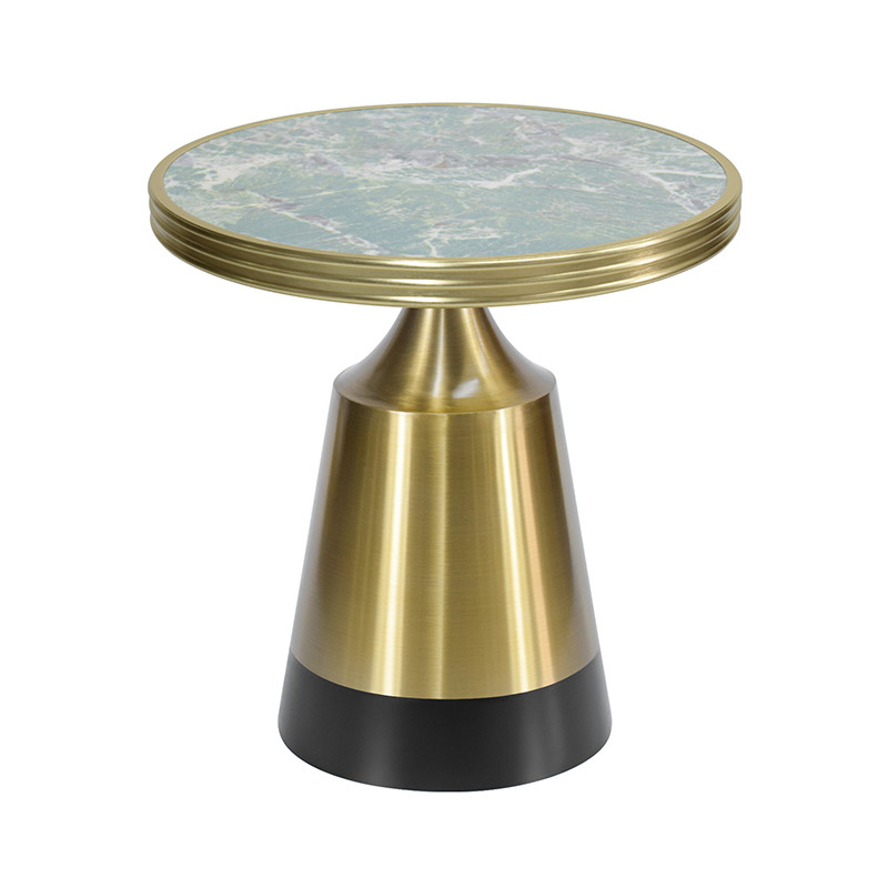 Commercial round Sintered Stone table Display