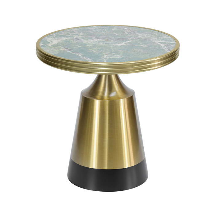 Commercial round sintered stone table manufacturer | Modern restaurant round dining table