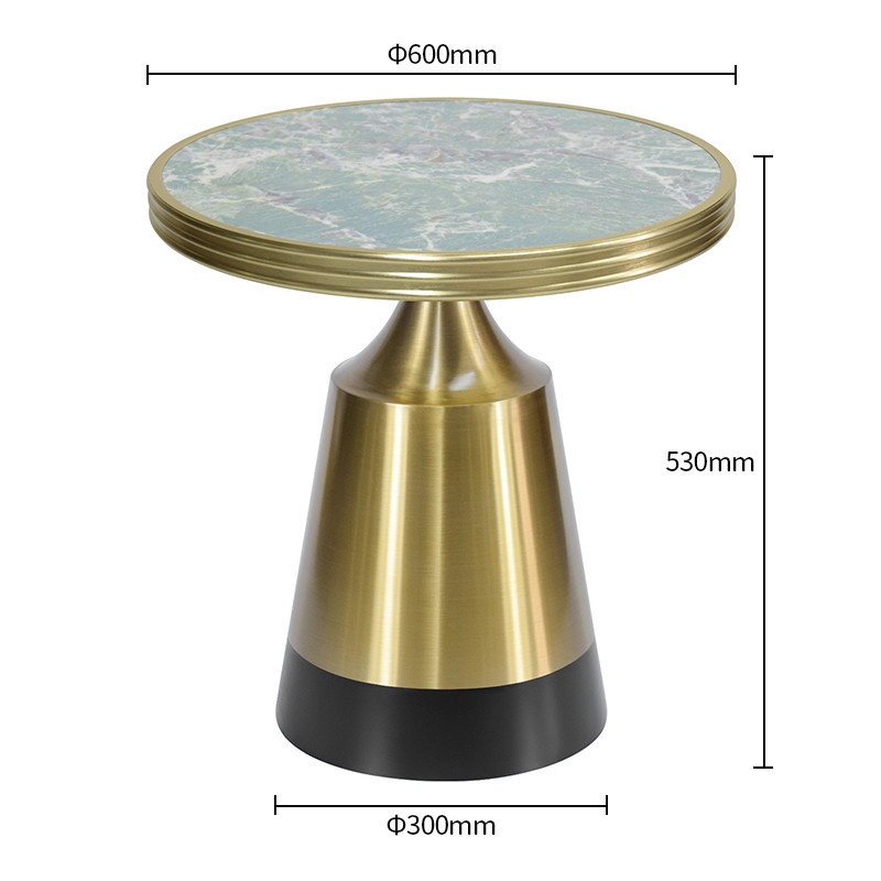 Commercial round Sintered Stone table Dimensions