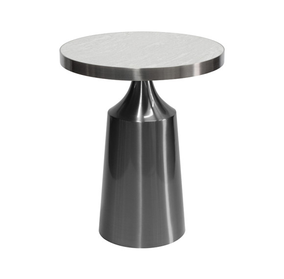 Modern round  dining table manufacturer  |  Commercial round sintered stone table