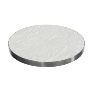 Modern round  dining table manufacturer  |  Commercial round sintered stone table