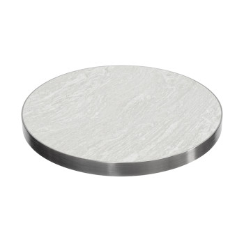Modern round  dining table manufacturer  |  Commercial round sintered stone table