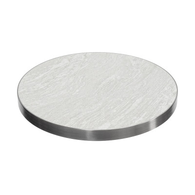 Modern round  dining table manufacturer  |  Commercial round sintered stone table