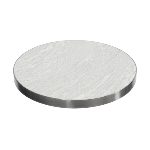 Modern round  dining table manufacturer  |  Commercial round sintered stone table