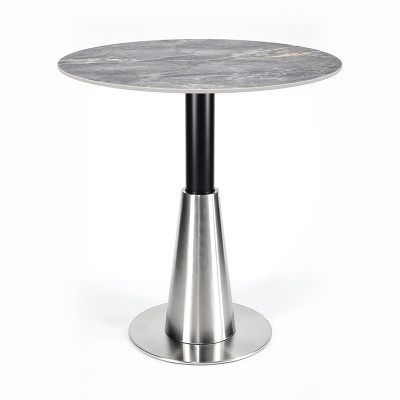Commercial round  table  manufacturer  |  Modern round  sintered stone dining table