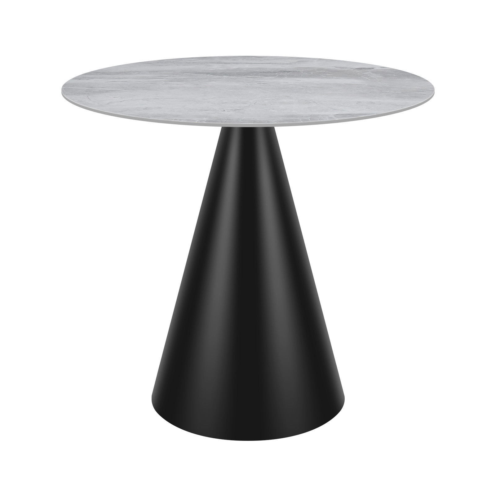 Commercial round Sintered Stone table Display