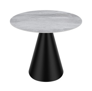 Round Table Manufacturer  |  Grey-veined Sintered Stone Round Dining Table